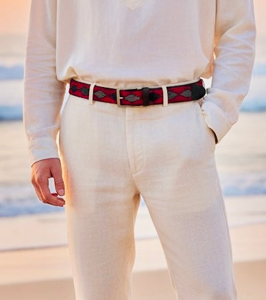 Red Woven Belt