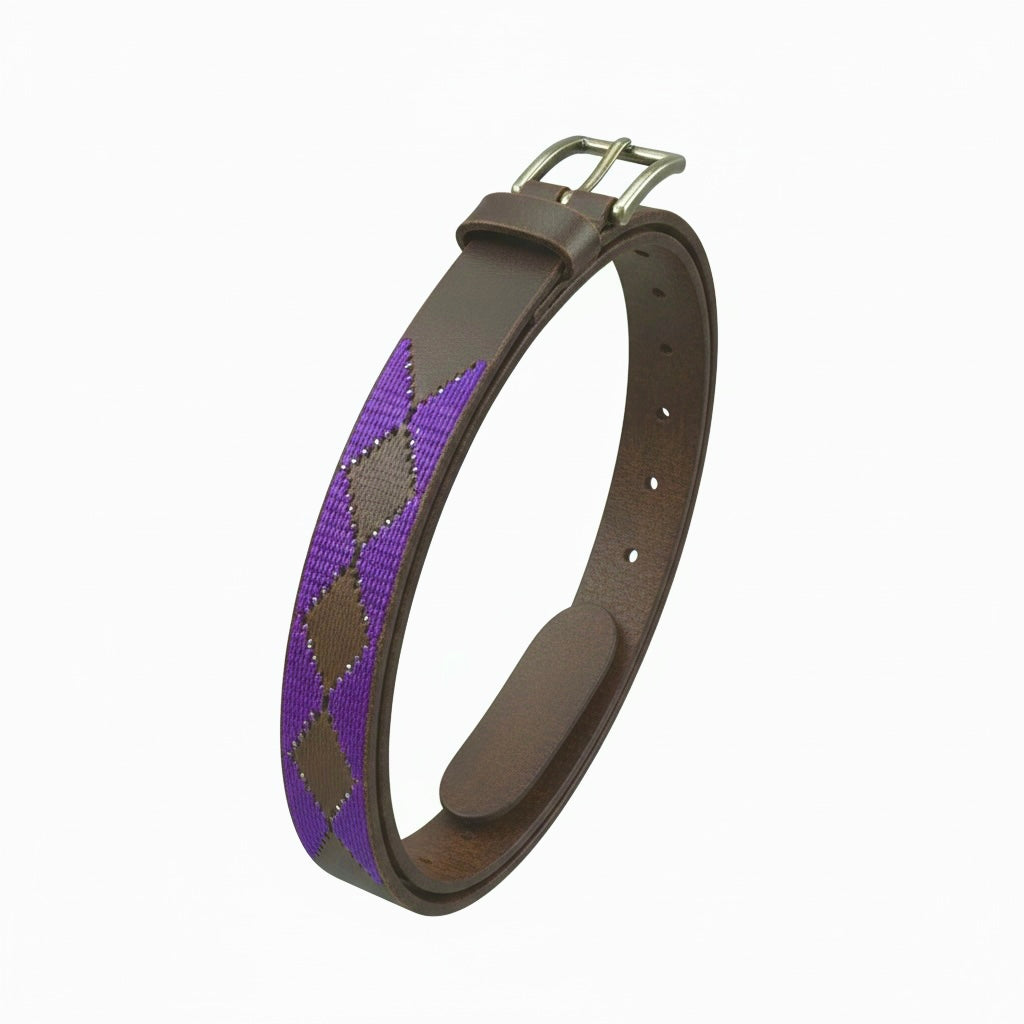 Signature Purple Woven Belt