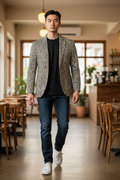 Savanna Leopard Blazer