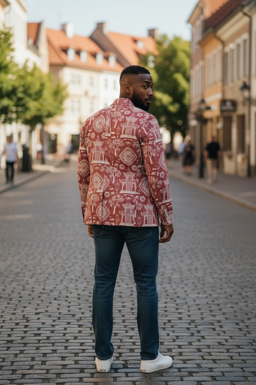 Red Pagoda Blazer