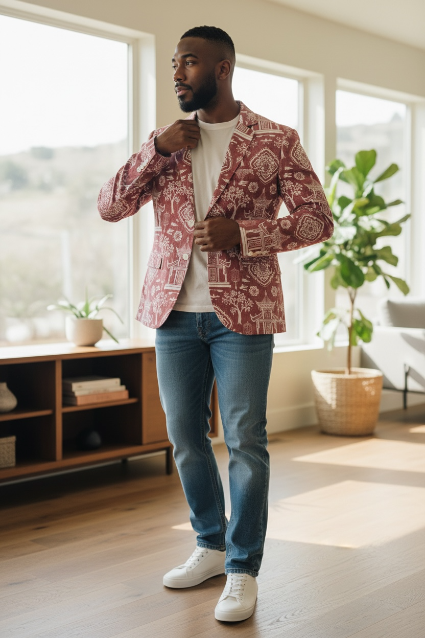 Red Pagoda Blazer